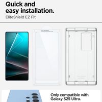 Spigen EliteShield EZ Fit met installatietray - 1 pack Samsung Galaxy S25 Ultra