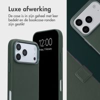 Accezz Leather Bookcase 2-in-1 met MagSafe Apple iPhone 18 Pro / 17 Pro - Cedar Green