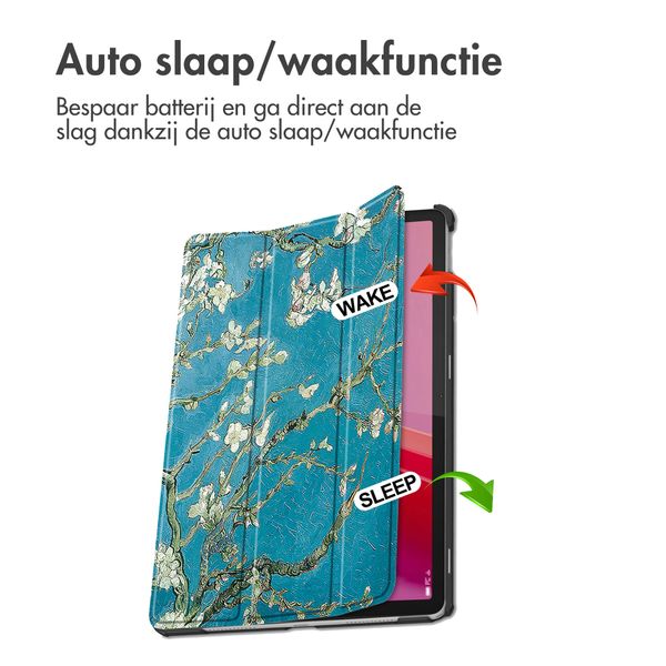 imoshion Design Trifold Bookcase Lenovo Tab M11 - Green Plant