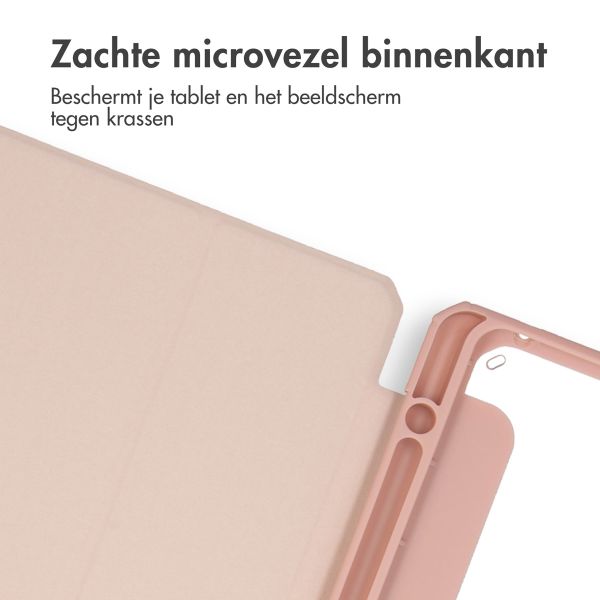 imoshion Trifold Hardcase Bookcase Apple iPad 9 (2021) 10.2 inch / iPad 8 (2020) 10.2 inch / iPad 7 (2019) 10.2 inch - Roze