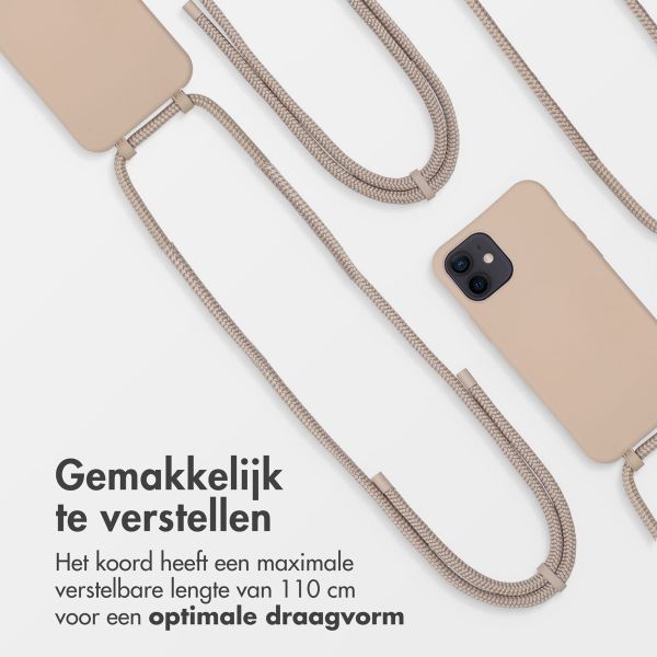 imoshion Color Backcover met afneembaar koord MagSafe Apple iPhone 12 (Pro) - Nude