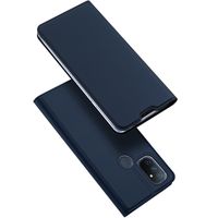 Dux Ducis Slim Softcase Bookcase OnePlus Nord N100 - Donkerblauw