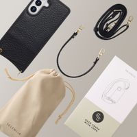 Selencia Nova Phone Case with Cord and Card Holder Samsung Galaxy S26 Plus - Black
