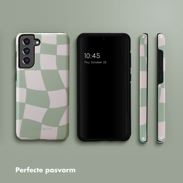 Selencia Vivid Backcover Samsung Galaxy S21 FE - Groovy Sage Green