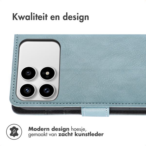 imoshion Luxe Bookcase Xiaomi Poco F8 Pro - Lichtblauw