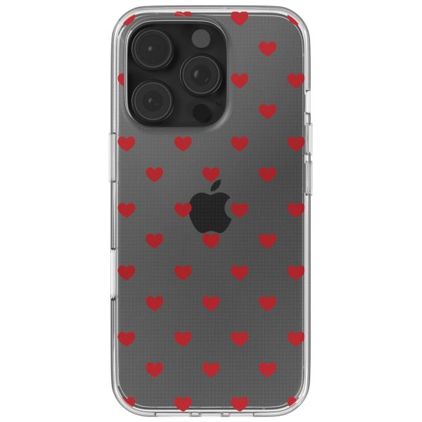 imoshion Design hoesje Apple iPhone 16 Pro - Red Hearts