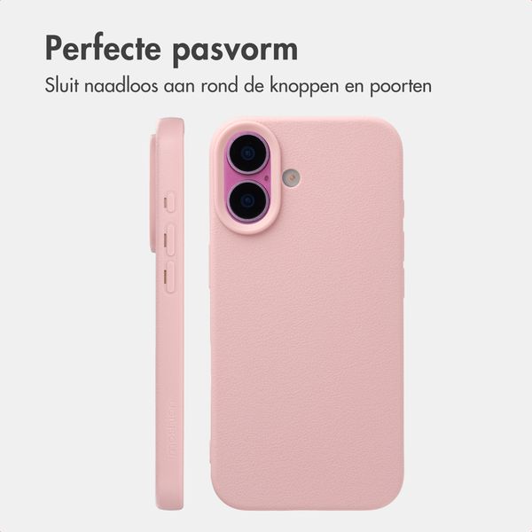 imoshion Texture Backcover Apple iPhone 16 - Roze