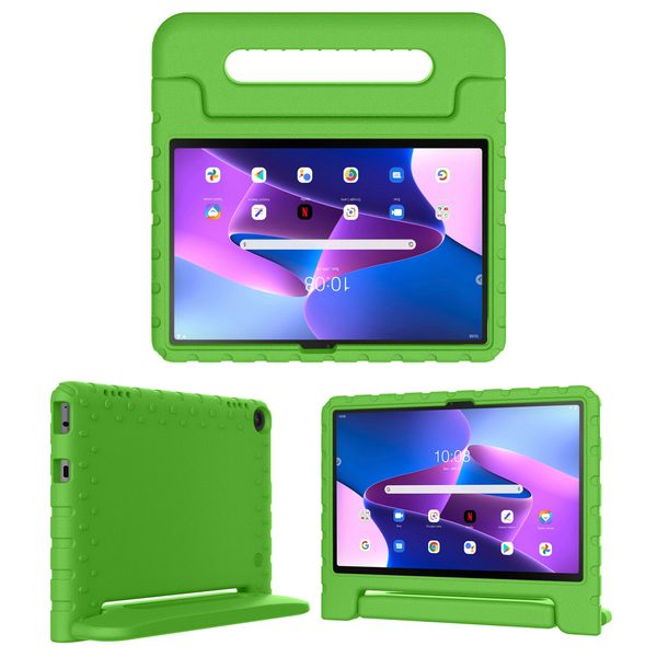 imoshion Kidsproof Backcover met handvat Lenovo Tab M10 (3rd gen) - Groen