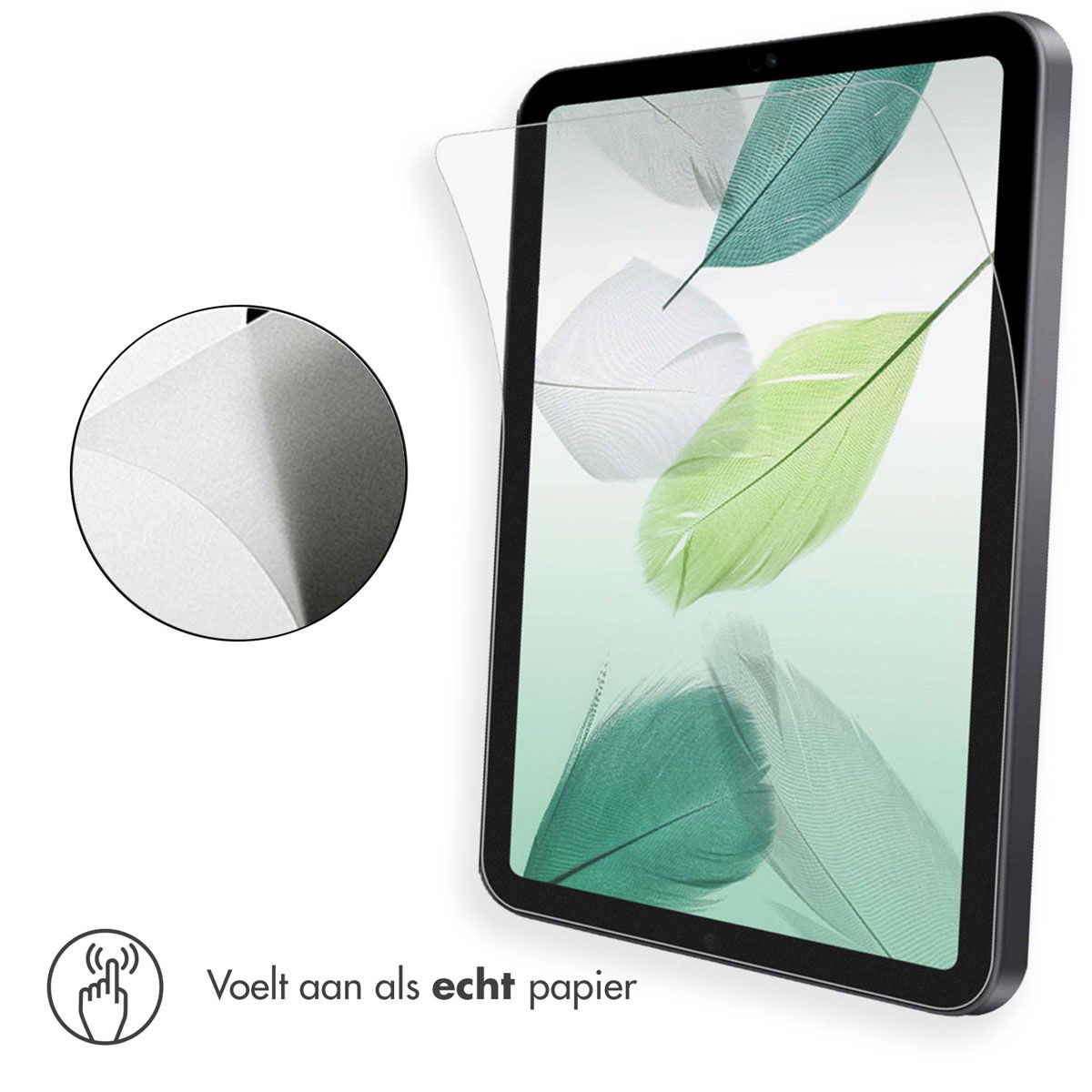 SUEEWE Papiereffect Folie 3 Stuks Voor IPad Air 11 Inch 2024 – Mat, Ontspiegeld En Schrijfgevoelig 3 miniatura
