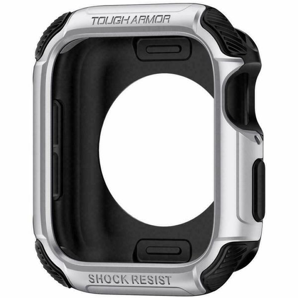 Spigen Tough Armor™ Case Apple Watch 44 mm - Zilver