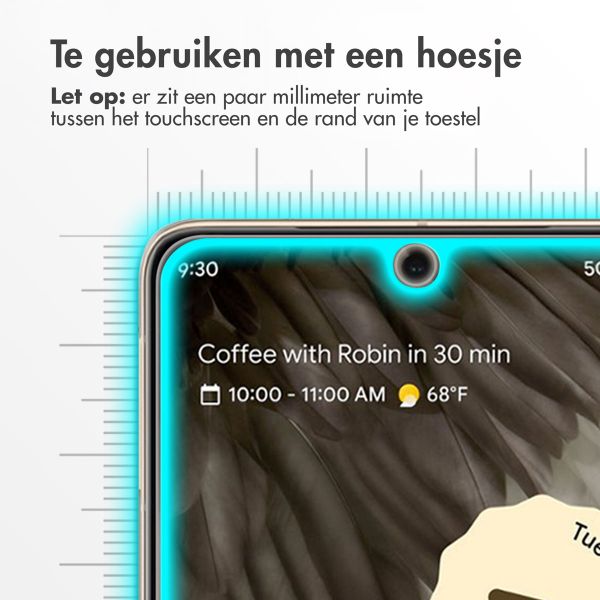 Accezz Gehard Glas Screenprotector 2-pack Google Pixel 8 Pro
