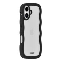 Holdit Wavy Case Apple iPhone 17 - Black / Transparent