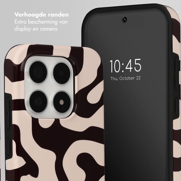 Selencia Vivid Backcover met MagSafe Xiaomi 17 - Art Wave Black