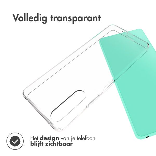 Accezz Clear Backcover Sony Xperia 10 V - Transparant