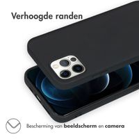 imoshion Color Backcover iPhone 12 (Pro) - Zwart