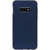 Accezz Liquid Silicone Backcover Samsung Galaxy S10e - Donkerblauw