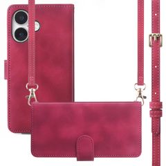 imoshion Bookcase with Strap Apple iPhone 16 - Red