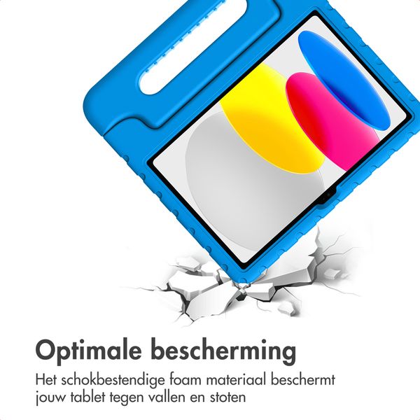 imoshion Kidsproof Backcover met handvat Apple iPad 11 (2025) 11 inch A16 / iPad 10 (2022) 10.9 inch - Blauw