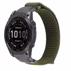 imoshion QuickFit® Nylon bandje Garmin Watch | 22 mm aansluiting - Groen