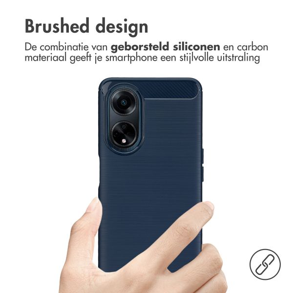 imoshion Brushed Backcover Oppo A98 - Donkerblauw