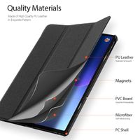 Dux Ducis Domo Bookcase Lenovo Tab M10 Plus (3rd gen) - Zwart