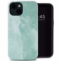 Selencia Vivid Tough Backcover met MagSafe Apple iPhone 14 - Marble Grayed Jade