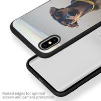 Ontwerp je eigen Apple iPhone Xs / X gel hoesje - Zwart