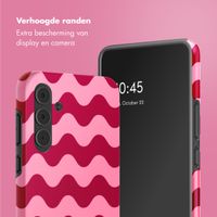 Selencia Vivid Tough Backcover Samsung Galaxy A55 - Wave Vibes Lipstick