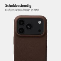 imoshion Texture Backcover Apple iPhone 18 Pro / 17 Pro - Donkerbruin