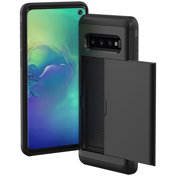 imoshion Backcover met pasjeshouder Samsung Galaxy S10 - Zwart