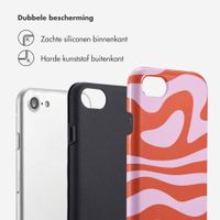 Selencia Vivid Backcover Apple iPhone SE (2022 / 2020) / 8 / 7 / 6(s) - Dream Swirl Pink