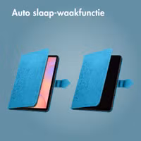 imoshion Mandala Bookcase Samsung Galaxy Tab S9 11.0 inch / S10 Lite / S10 FE / S9 FE 10.9 inch - Turquoise