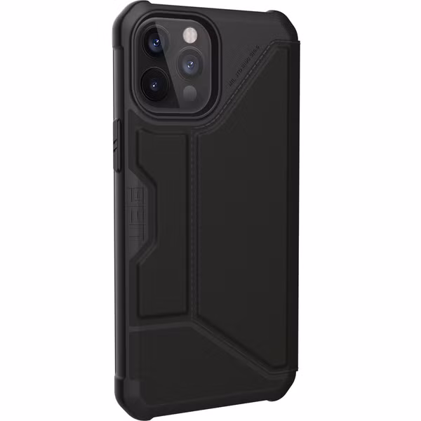 UAG Metropolis Bookcase Apple iPhone 12 Pro Max - Zwart