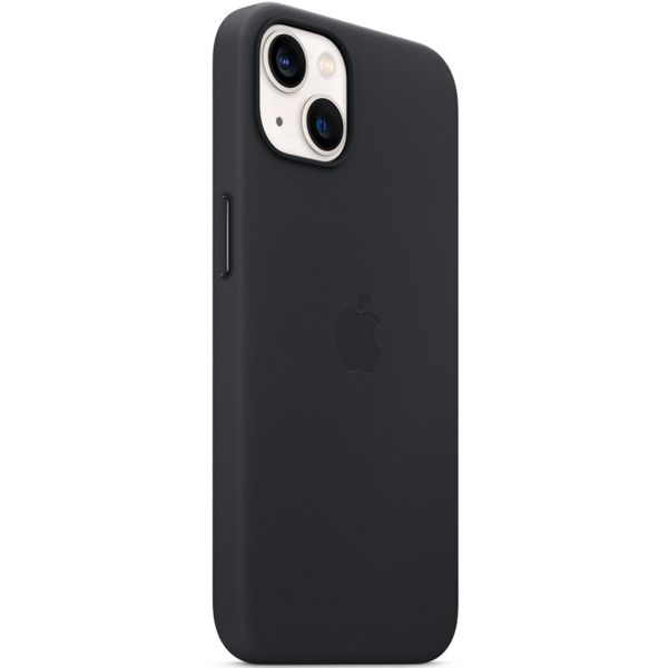 Apple Leather Backcover MagSafe Apple iPhone 13 - Midnight