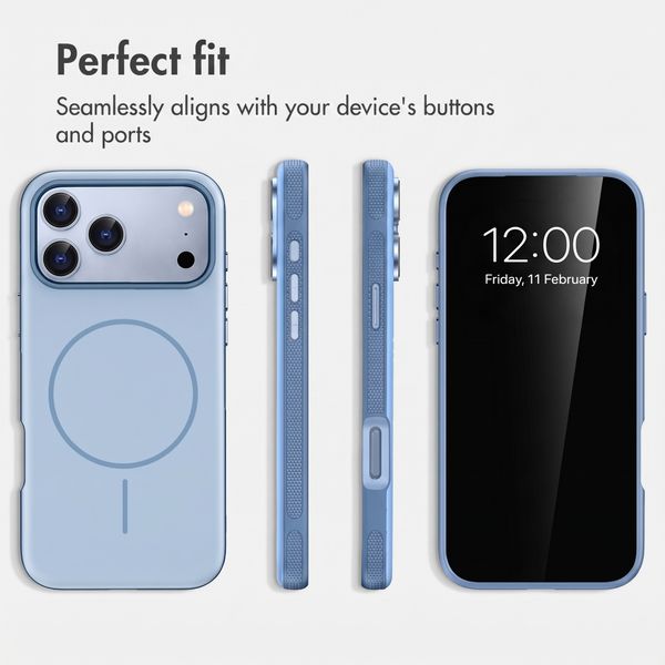 imoshion Colour Case with Thin MagSafe Ring Apple iPhone 18 Pro Max / 17 Pro Max - Light Blue