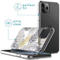 imoshion Design hoesje iPhone 11 Pro - Bladeren / Zwart