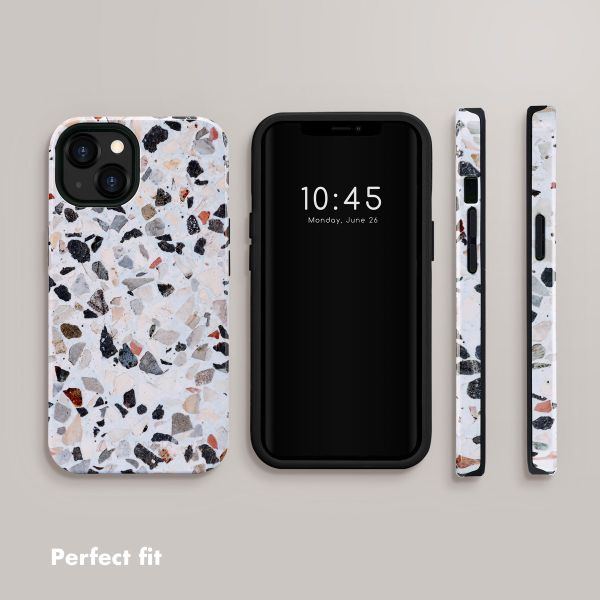 Selencia Vivid Back Cover Apple iPhone 13 - Chic Terazzo