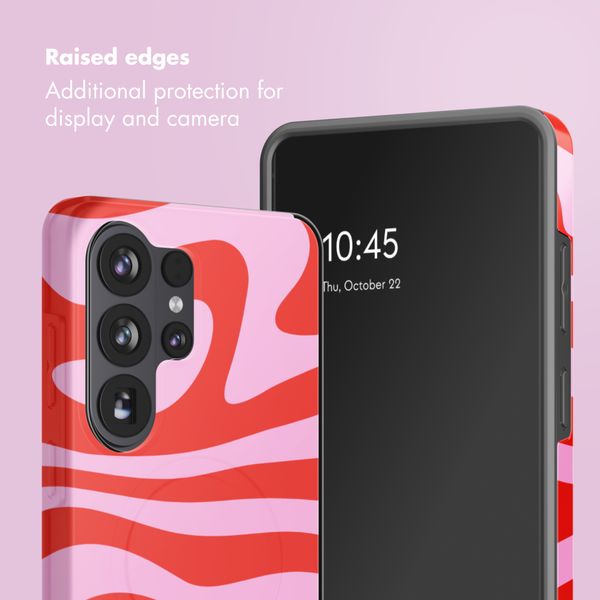 Selencia Vivid Back Cover Samsung Galaxy S26 Ultra - Dream Swirl Pink