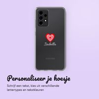 Hoesje met eigen foto en/of tekst Samsung Galaxy A52(s) (5G/4G) - Hartje
