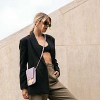 Selencia Telefoontasje Crossbody Elegance - Kunstleer - Paars