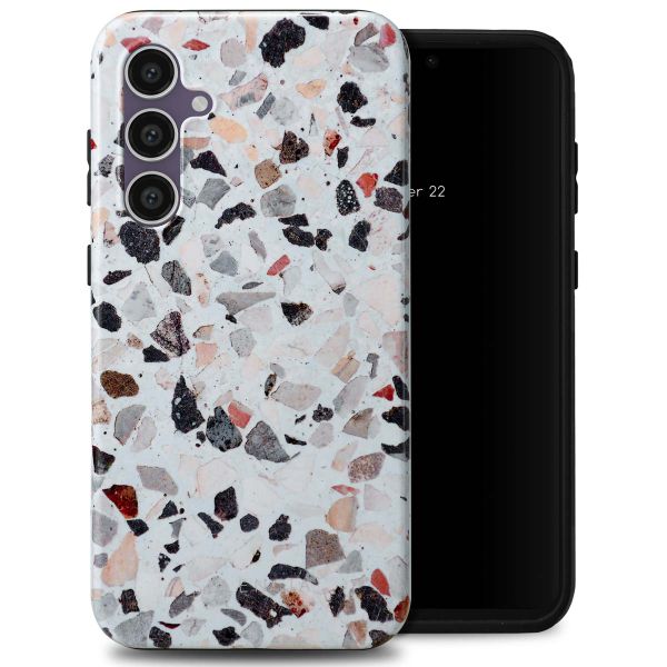 Selencia Vivid Tough Backcover Samsung Galaxy S23 FE - Chic Terazzo