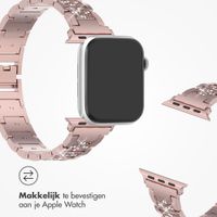 Selencia Sparkle schakelband Apple Watch Series 1 t/m 9 / SE (38/40/41 mm) | Series 10 / 11 (42 mm) - Roze