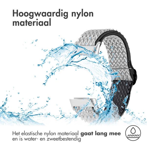imoshion Elastisch nylonbandje Fitbit Charge 5 - Wit
