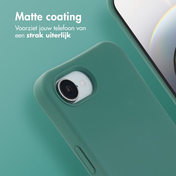 imoshion Color Backcover met afneembaar koord MagSafe Apple iPhone 16e - Donkergroen