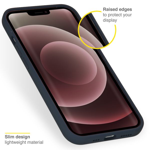 Accezz Liquid Silicone Backcover Apple iPhone 13 Pro Max - Donkerblauw