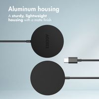 Accezz Wireless Charger USB-C - MagSafe and Qi2 Wireless Charger - 1 Metre - Black
