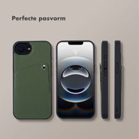 Selencia Riva Backcover met Pashouder Apple iPhone 16e - Sage Green