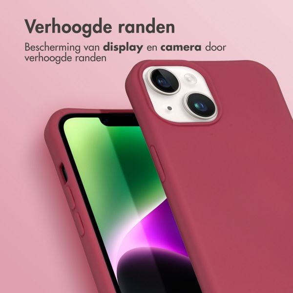 imoshion Color Backcover met afneembaar koord Apple iPhone 14 - Red Raspberry