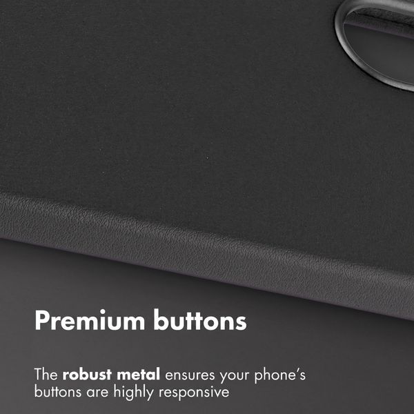 Accezz Leather Case with MagSafe Samsung Galaxy A57 (5G) - Onyx Black
