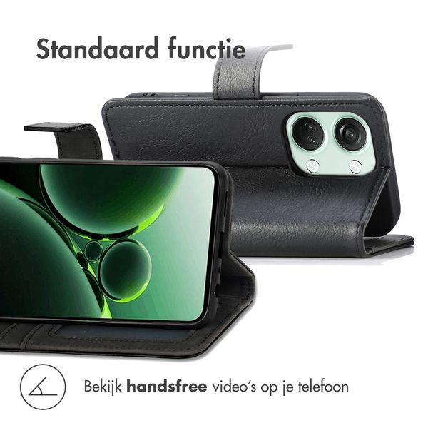 imoshion Luxe Bookcase OnePlus Nord 3 - Zwart